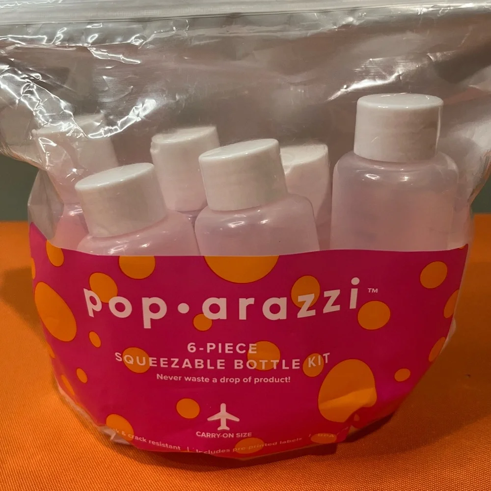 6/$25 Pop•arazzi travel Squeezable Bottle Kit - Picture 2 of 7